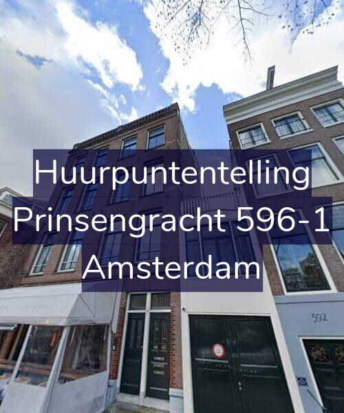 Foto gevel Huurpuntentelling voor Prinsengracht 596-1, Amsterdam