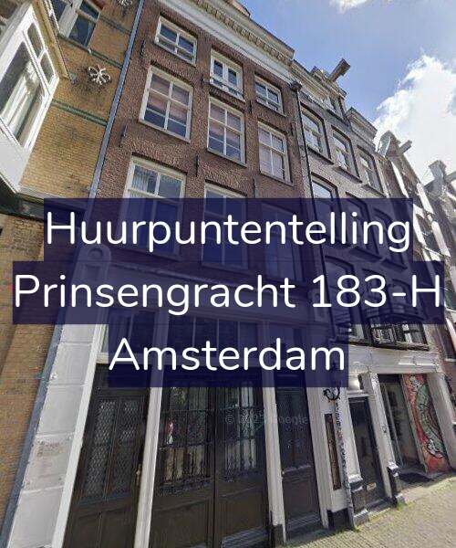 Foto gevel Huurpuntentelling voor Prinsengracht 183-H, Amsterdam