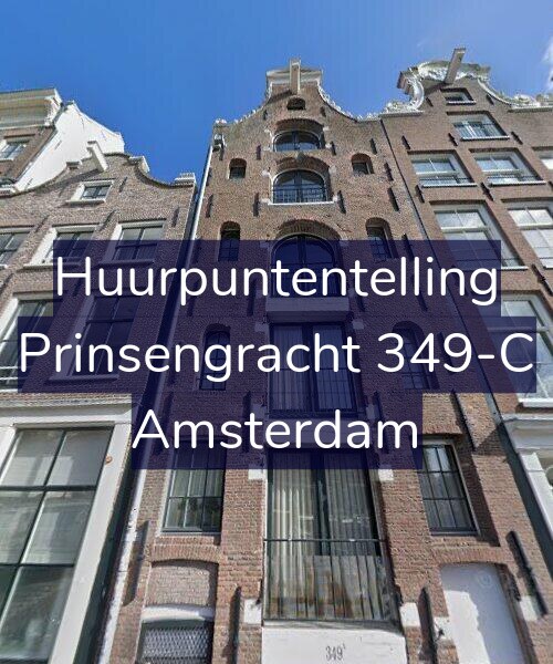 Foto gevel Huurpuntentelling voor Prinsengracht 349-C, Amsterdam