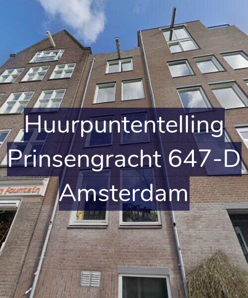 Foto gevel Huurpuntentelling voor Prinsengracht 647-D, Amsterdam