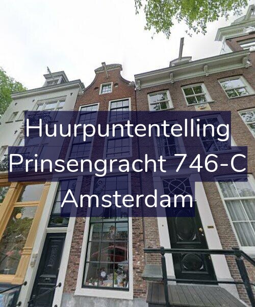 Foto gevel Huurpuntentelling voor Prinsengracht 746-C, Amsterdam