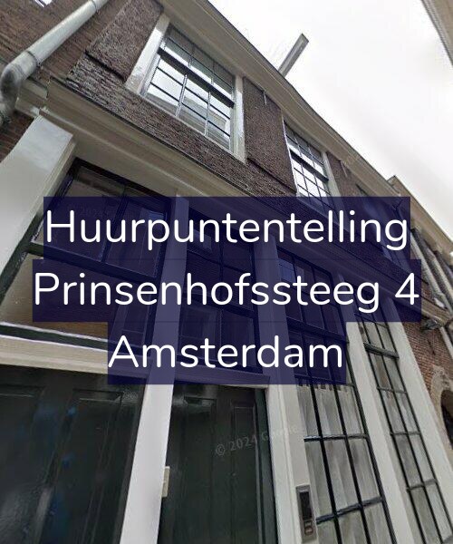 Foto gevel Huurpuntentelling voor Prinsenhofssteeg 4, Amsterdam
