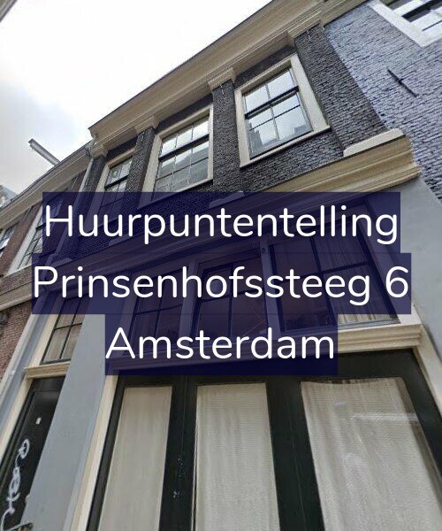 Foto gevel Huurpuntentelling voor Prinsenhofssteeg 6, Amsterdam