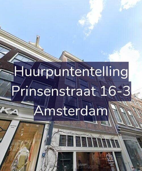 Foto gevel Huurpuntentelling voor Prinsenstraat 16-3, Amsterdam