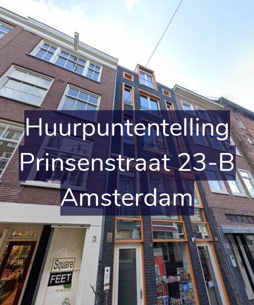 Foto gevel Huurpuntentelling voor Prinsenstraat 23-B, Amsterdam