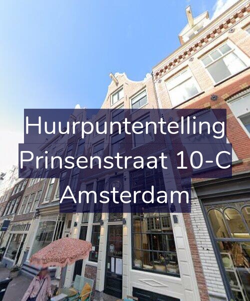 Foto gevel Huurpuntentelling voor Prinsenstraat 10-C, Amsterdam