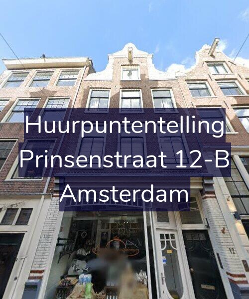 Foto gevel Huurpuntentelling voor Prinsenstraat 12-B, Amsterdam