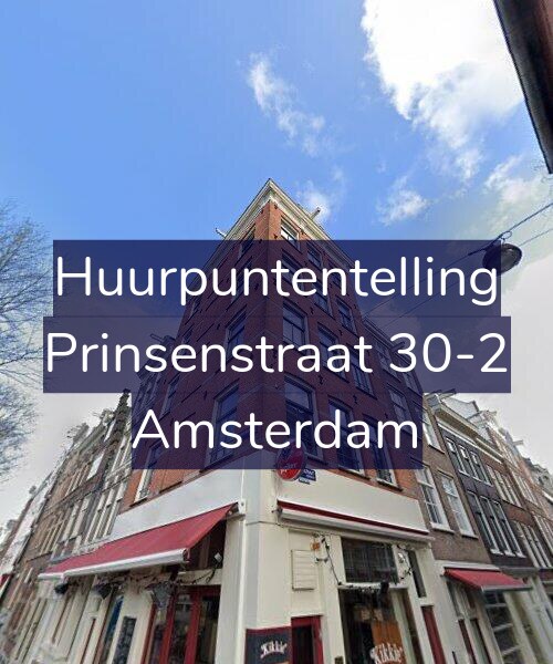 Foto gevel Huurpuntentelling voor Prinsenstraat 30-2, Amsterdam