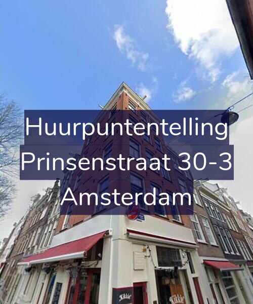 Foto gevel Huurpuntentelling voor Prinsenstraat 30-3, Amsterdam