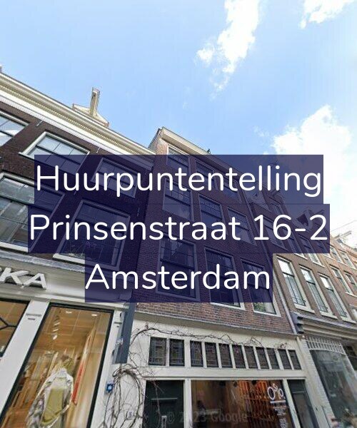 Foto gevel Huurpuntentelling voor Prinsenstraat 16-2, Amsterdam