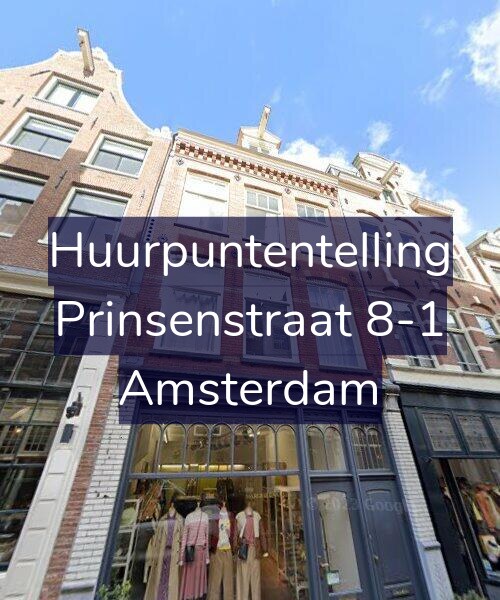 Foto gevel Huurpuntentelling voor Prinsenstraat 8-1, Amsterdam