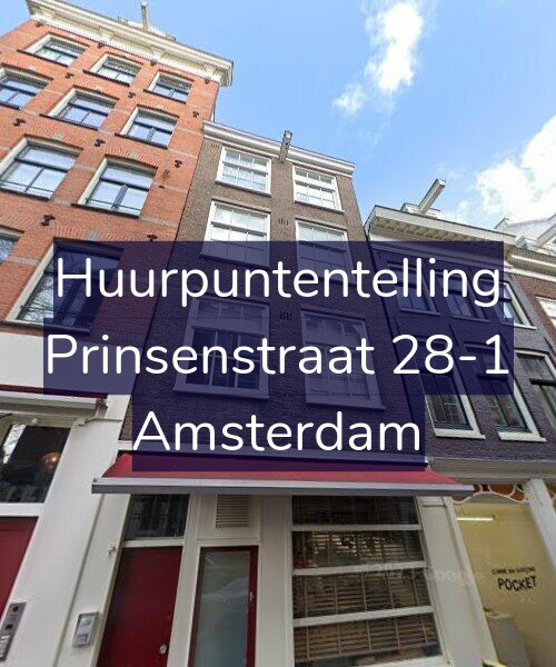 Foto gevel Huurpuntentelling voor Prinsenstraat 28-1, Amsterdam