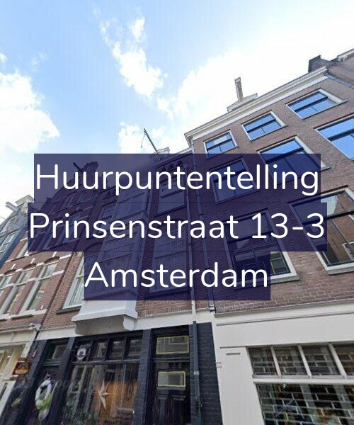 Foto gevel Huurpuntentelling voor Prinsenstraat 13-3, Amsterdam