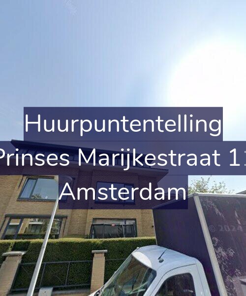 Foto gevel Huurpuntentelling voor Prinses Marijkestraat 11, Amsterdam