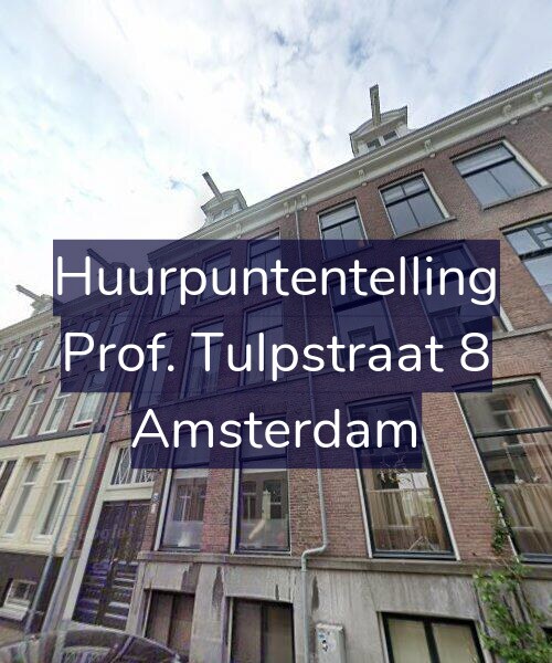 Foto gevel Huurpuntentelling voor Prof. Tulpstraat 8, Amsterdam