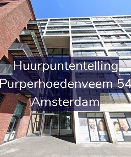 Foto gevel Huurpuntentelling voor Purperhoedenveem 54, Amsterdam