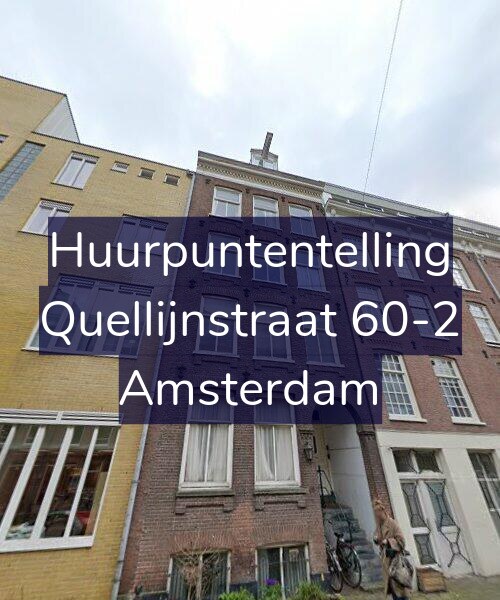 Foto gevel Huurpuntentelling voor Quellijnstraat 60-2, Amsterdam