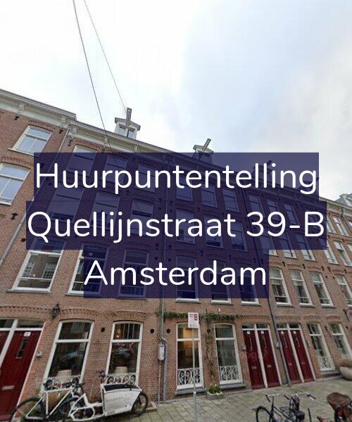 Foto gevel Huurpuntentelling voor Quellijnstraat 39-B, Amsterdam