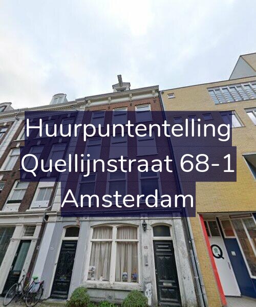 Foto gevel Huurpuntentelling voor Quellijnstraat 68-1, Amsterdam