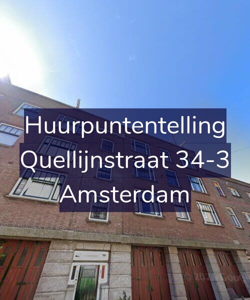 Foto gevel Huurpuntentelling voor Quellijnstraat 34-3, Amsterdam