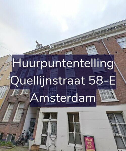 Foto gevel Huurpuntentelling voor Quellijnstraat 58-E, Amsterdam