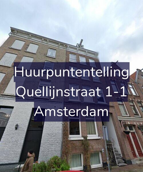 Foto gevel Huurpuntentelling voor Quellijnstraat 1-1, Amsterdam