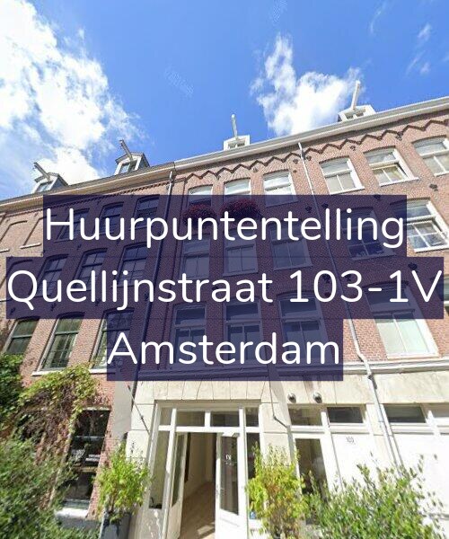 Foto gevel Huurpuntentelling voor Quellijnstraat 103-1V, Amsterdam