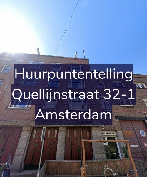Foto gevel Huurpuntentelling voor Quellijnstraat 32-1, Amsterdam