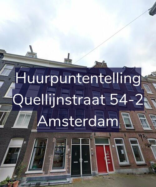 Foto gevel Huurpuntentelling voor Quellijnstraat 54-2, Amsterdam
