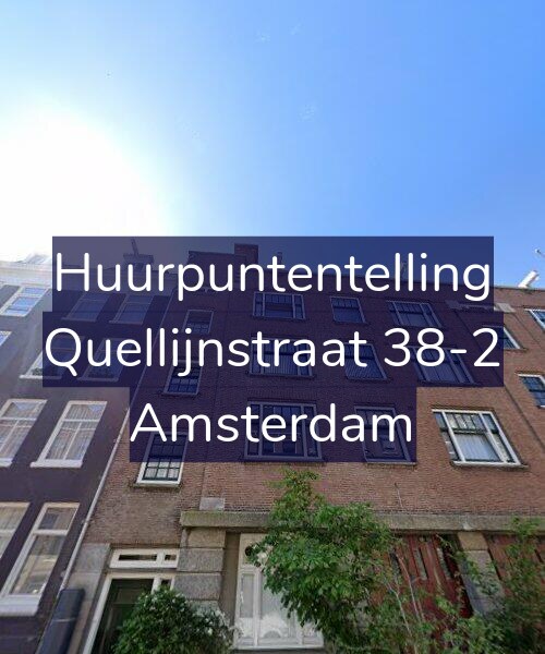 Foto gevel Huurpuntentelling voor Quellijnstraat 38-2, Amsterdam