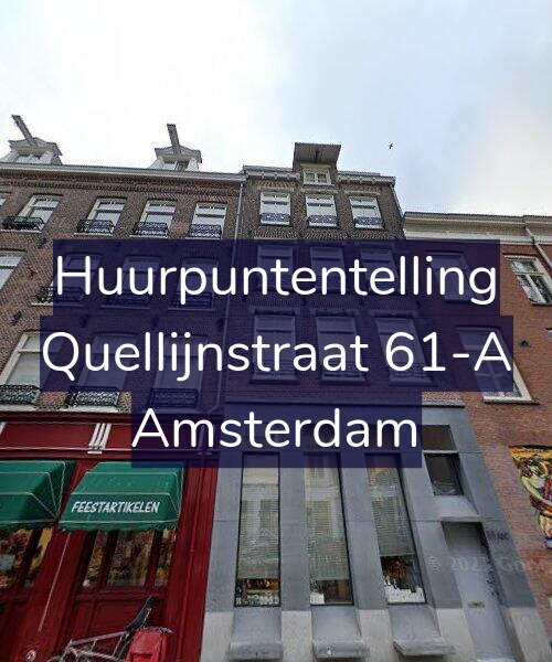 Foto gevel Huurpuntentelling voor Quellijnstraat 61-A, Amsterdam