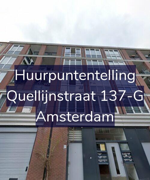 Foto gevel Huurpuntentelling voor Quellijnstraat 137-G, Amsterdam
