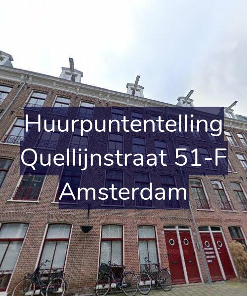 Foto gevel Huurpuntentelling voor Quellijnstraat 51-F, Amsterdam
