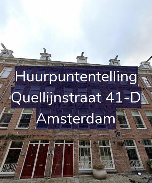 Foto gevel Huurpuntentelling voor Quellijnstraat 41-D, Amsterdam