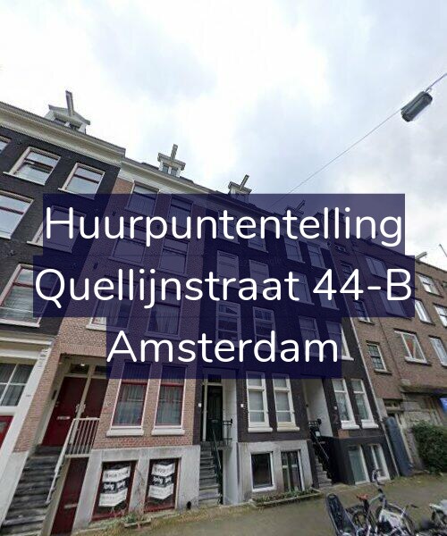 Foto gevel Huurpuntentelling voor Quellijnstraat 44-B, Amsterdam