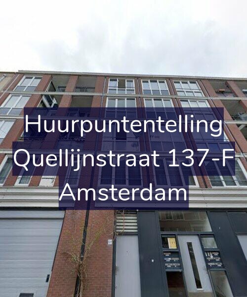 Foto gevel Huurpuntentelling voor Quellijnstraat 137-F, Amsterdam