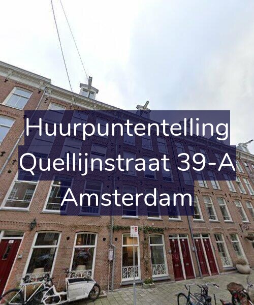 Foto gevel Huurpuntentelling voor Quellijnstraat 39-A, Amsterdam