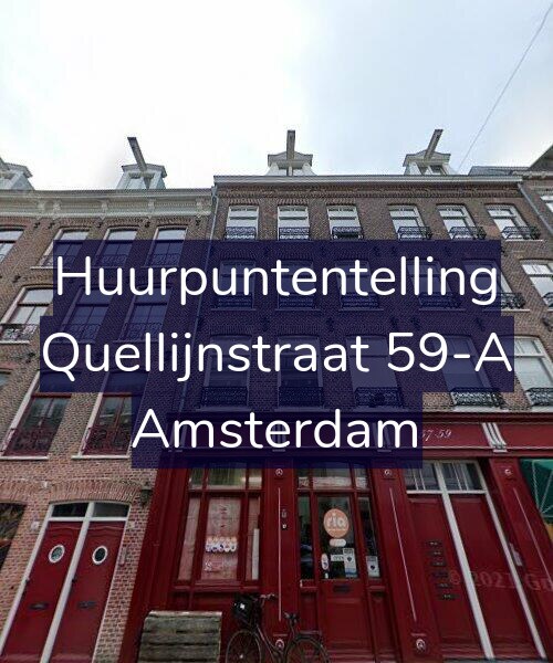 Foto gevel Huurpuntentelling voor Quellijnstraat 59-A, Amsterdam