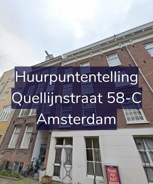 Foto gevel Huurpuntentelling voor Quellijnstraat 58-C, Amsterdam