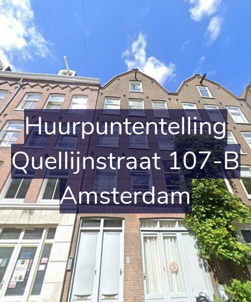 Foto gevel Huurpuntentelling voor Quellijnstraat 107-B, Amsterdam