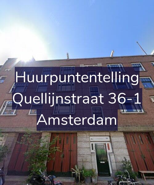 Foto gevel Huurpuntentelling voor Quellijnstraat 36-1, Amsterdam