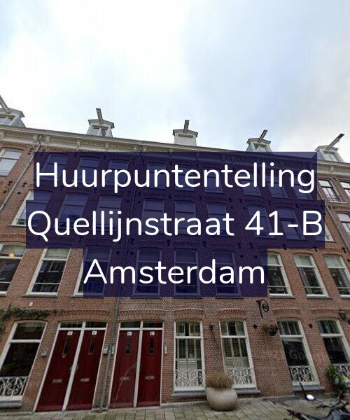 Foto gevel Huurpuntentelling voor Quellijnstraat 41-B, Amsterdam