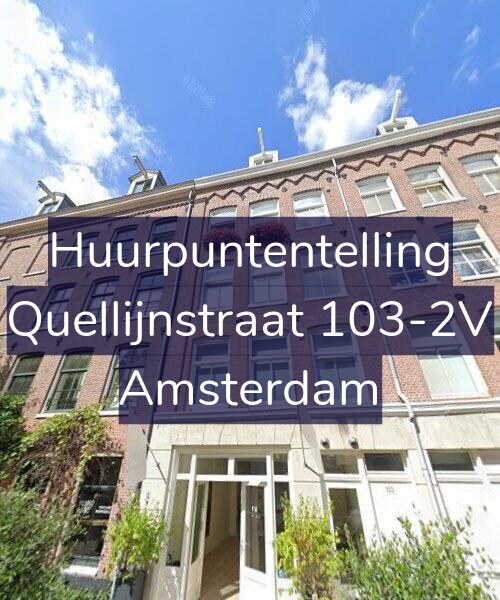 Foto gevel Huurpuntentelling voor Quellijnstraat 103-2V, Amsterdam