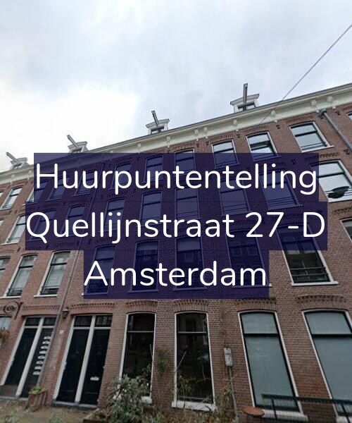 Foto gevel Huurpuntentelling voor Quellijnstraat 27-D, Amsterdam