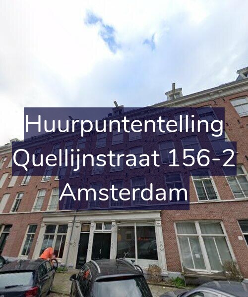 Foto gevel Huurpuntentelling voor Quellijnstraat 156-2, Amsterdam