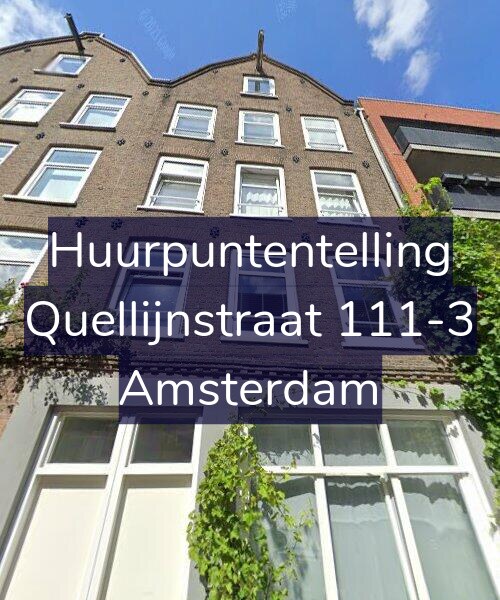 Foto gevel Huurpuntentelling voor Quellijnstraat 111-3, Amsterdam