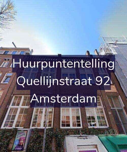 Foto gevel Huurpuntentelling voor Quellijnstraat 92, Amsterdam
