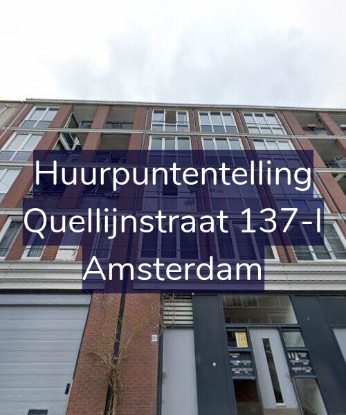 Foto gevel Huurpuntentelling voor Quellijnstraat 137-I, Amsterdam