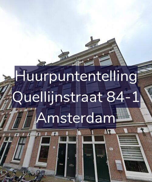 Foto gevel Huurpuntentelling voor Quellijnstraat 84-1, Amsterdam