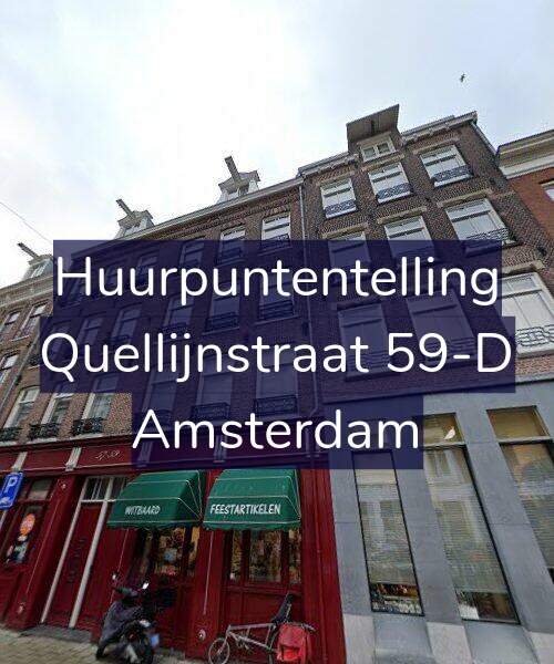 Foto gevel Huurpuntentelling voor Quellijnstraat 59-D, Amsterdam